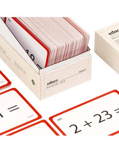 Un jeu de cartes ludique pour apprendre et mémoriser les additions