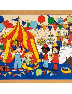 Puzzles éducatifs en bois sur les activités des enfants 2