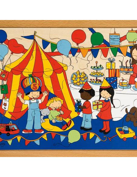 4 puzzles colorés pour développer logique, langage et motricité fine