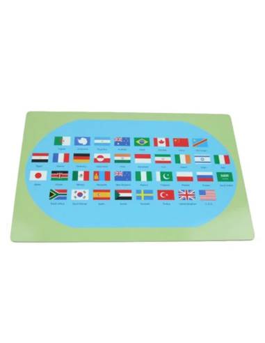 drapeau récapitulatif pour la carte montessori