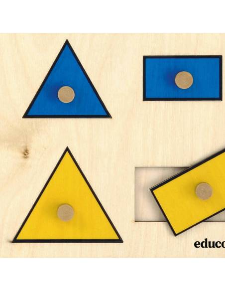 Un puzzle simple et robuste pour apprendre les formes et développer la motricité fine