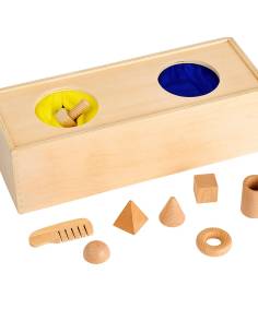 Boîte mystère sensorielle avec 7 objets en bois 2