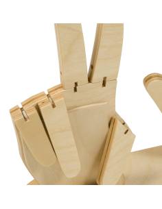 Mains pour compter avec doigts pliables 2