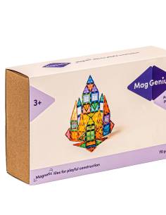 70 blocs magnétiques pastel MagGenius 2