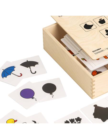 Jeu éducatif sensoriel – Associer images et ombres pour développer la perception visuelle