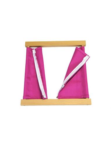 Cadre d'habillage à fermeture éclair