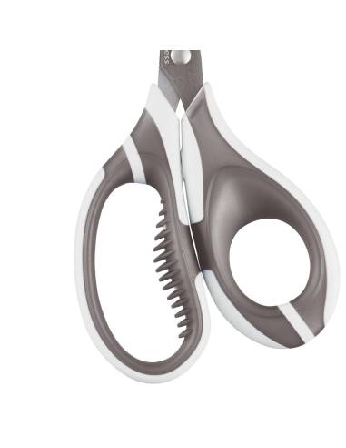 Ciseaux robustes et ergonomiques, adaptés aux droitiers comme aux gauchers, parfaits pour un usage scolaire et bureautique