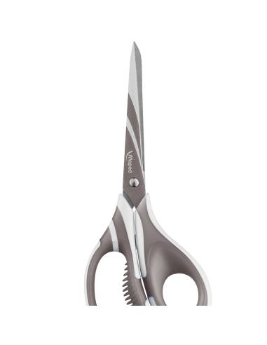 Ciseaux solides et ergonomiques, utilisables par droitiers comme par gauchers, adaptés aux découpages scolaires et bureautiques