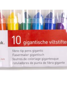 Feutres à grosse pointe lavables, 10 couleurs 2