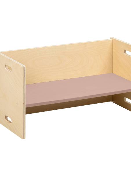 Un banc cube multifonction robuste et esthétique, idéal pour les classes et espaces Montessori