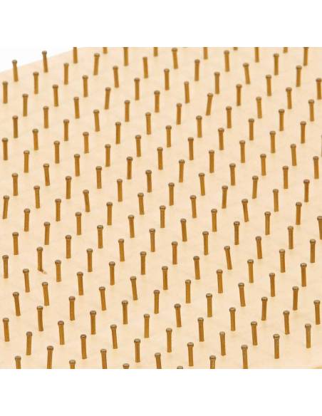 Plaque carrée en bois – Support 20 x 20 cm pour activités de perles