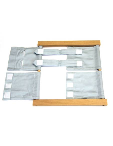 Cadre d’habillage Montessori – développer autonomie et motricité fine avec velcros