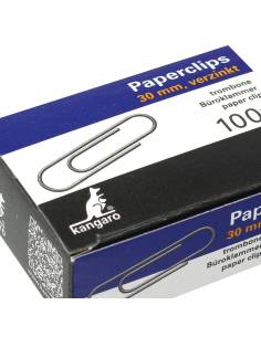 Trombones galvanisés 30 mm en boîte de 100 2