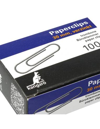 Trombones en métal galvanisé, pratiques pour organiser les documents scolaires et professionnels