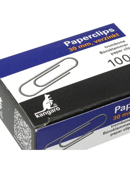 Trombones en métal galvanisé, pratiques pour organiser les documents scolaires et professionnels