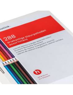 288 crayons de couleur triangulaires en 12 couleurs assorties 2