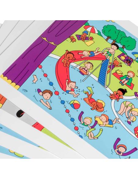 Feuilles illustrées pour inventer, raconter et mettre en scène des histoires en classe ou à la maison