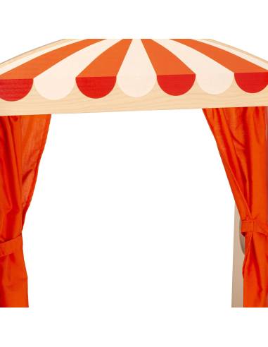 Grand théâtre de marionnettes en bois pour enfants