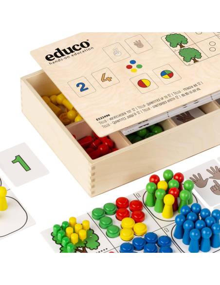 Support pédagogique robuste et clair pour apprendre les nombres jusqu’à 12