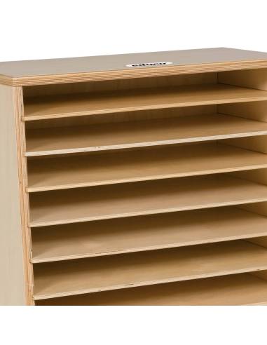 Un meuble robuste et polyvalent pour ranger plusieurs puzzles de tailles variées