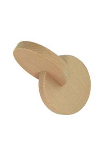 Hochet Montessori en bois naturel, adapté aux petites mains de bébé pour stimuler éveil sensoriel et motricité