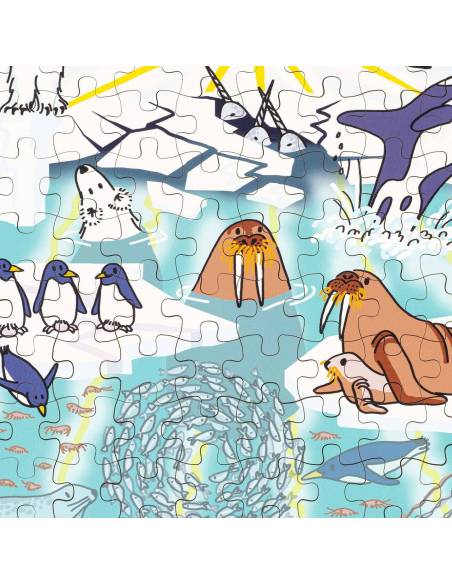 Ensemble de puzzles éducatifs pour découvrir la nature et comprendre les phénomènes climatiques