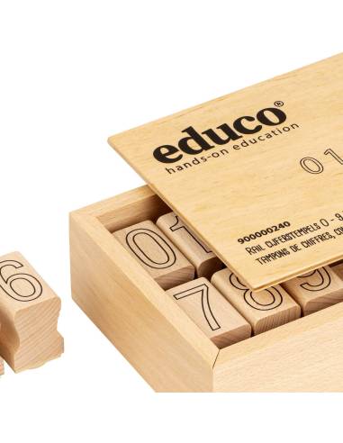 Tampons éducatifs pour apprendre les chiffres en s’amusant