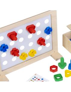 Jeu éducatif de vissage avec boulons et écrous 2