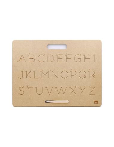 Tablette d'écriture majuscules scripts