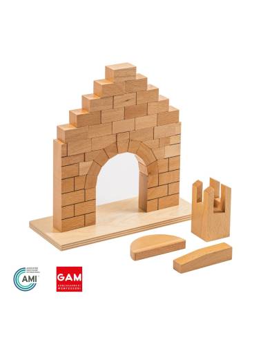 L'arche romaine en bois - GAM Montessori - 1MM401