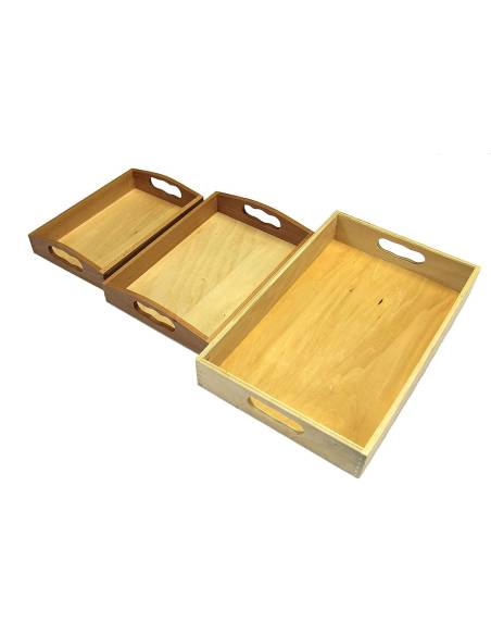 Plateau en bois (grand)