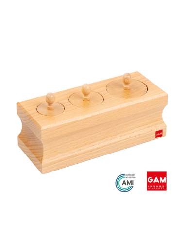 Bloc des cylindres n°3 - 0-3 ans - GAM Montessori - 1MM2663