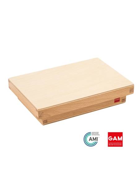 Les 12 triangles constructeurs bleus - GAM Montessori - 1MM041