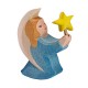 Petit ange bleu avec étoile
