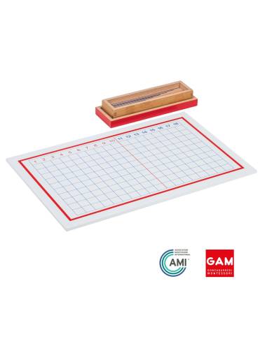 Tableau de l'addition et réglettes - GAM Montessori - 1MM115