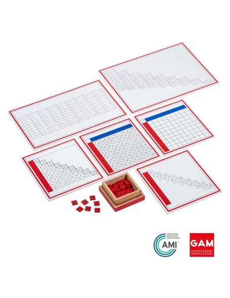 Tables de mémorisation de l'addition - GAM Montessori - 1MM116
