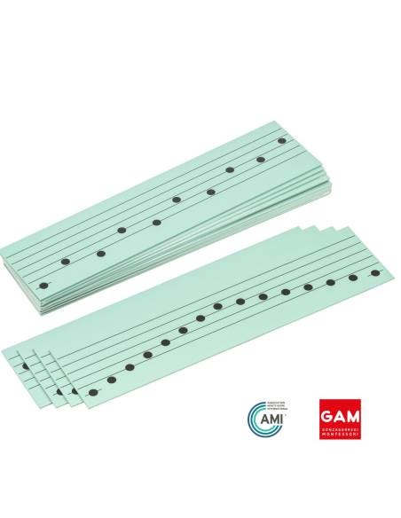 Partitions musicales pour clochettes - GAM Montessori - 1MM2435