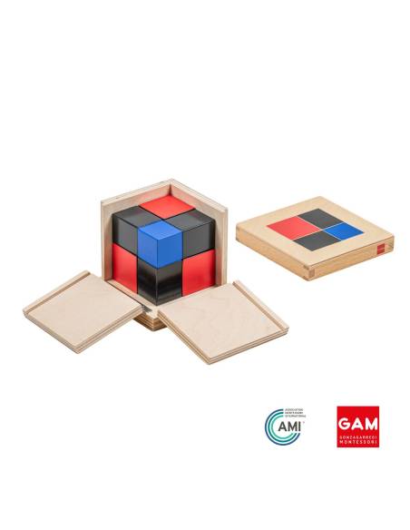 Cube du binôme - GAM Montessori - 1MM042
