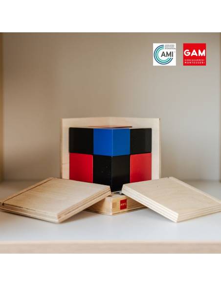 Cube du binôme - GAM Montessori - 1MM042