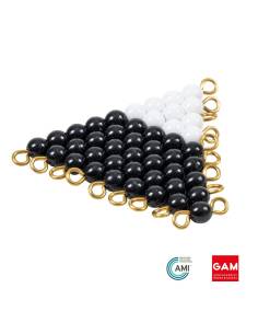 Escalier de perles noires et blanches - GAM Montessori - 1MM1264