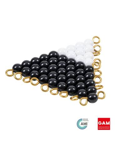 Escalier de perles noires et blanches - GAM Montessori - 1MM1264