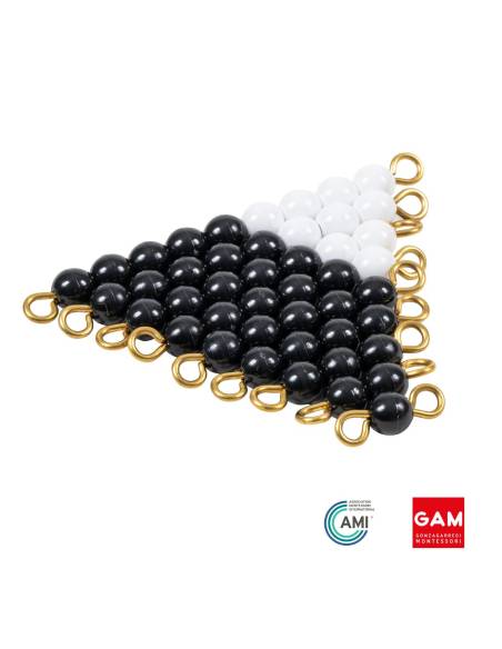 Escalier de perles noires et blanches - GAM Montessori - 1MM1264