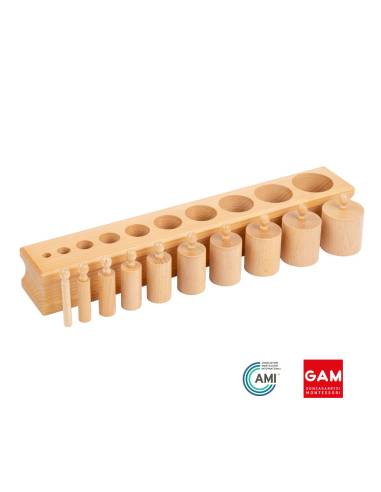 Bloc d'encastrement n°2 des blocs de cylindres - GAM Montessori - 1MM0202