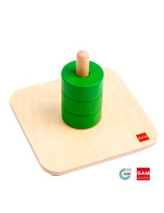 Disques sur tige verticale - GAM Montessori - 1MM282