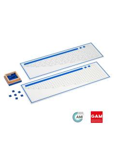 Tables de mémorisation de la division - GAM Montessori - 1MM128