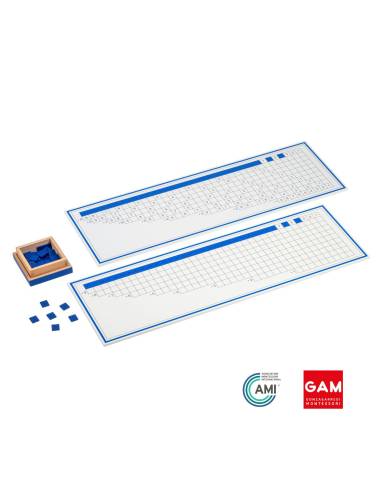 Tables de mémorisation de la division - GAM Montessori - 1MM128