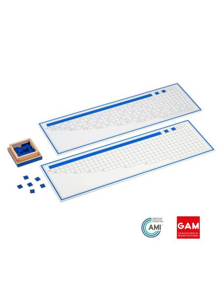 Tables de mémorisation de la division - GAM Montessori - 1MM128