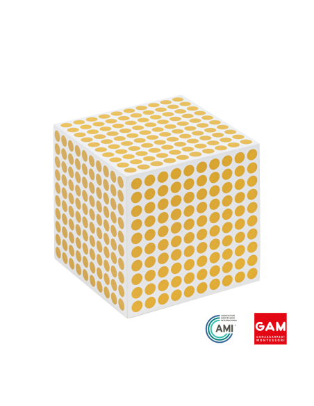 Cube de 1000 en bois - GAM Montessori - 1MM0961