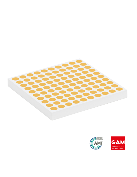 Carré de 100 en bois - GAM Montessori - 1MM0951