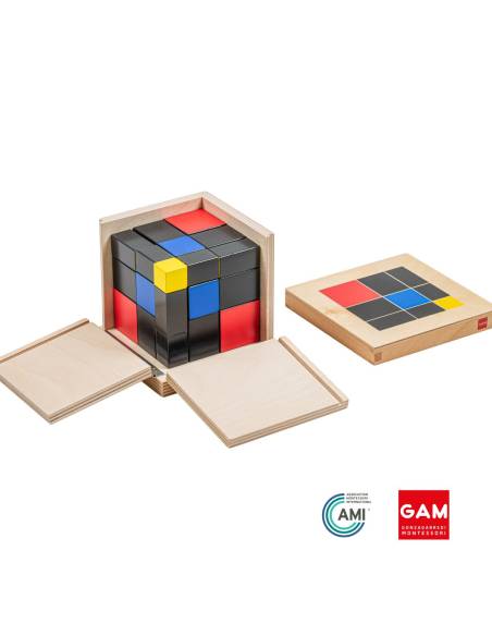 Cube du trinôme - GAM Montessori - 1MM043
